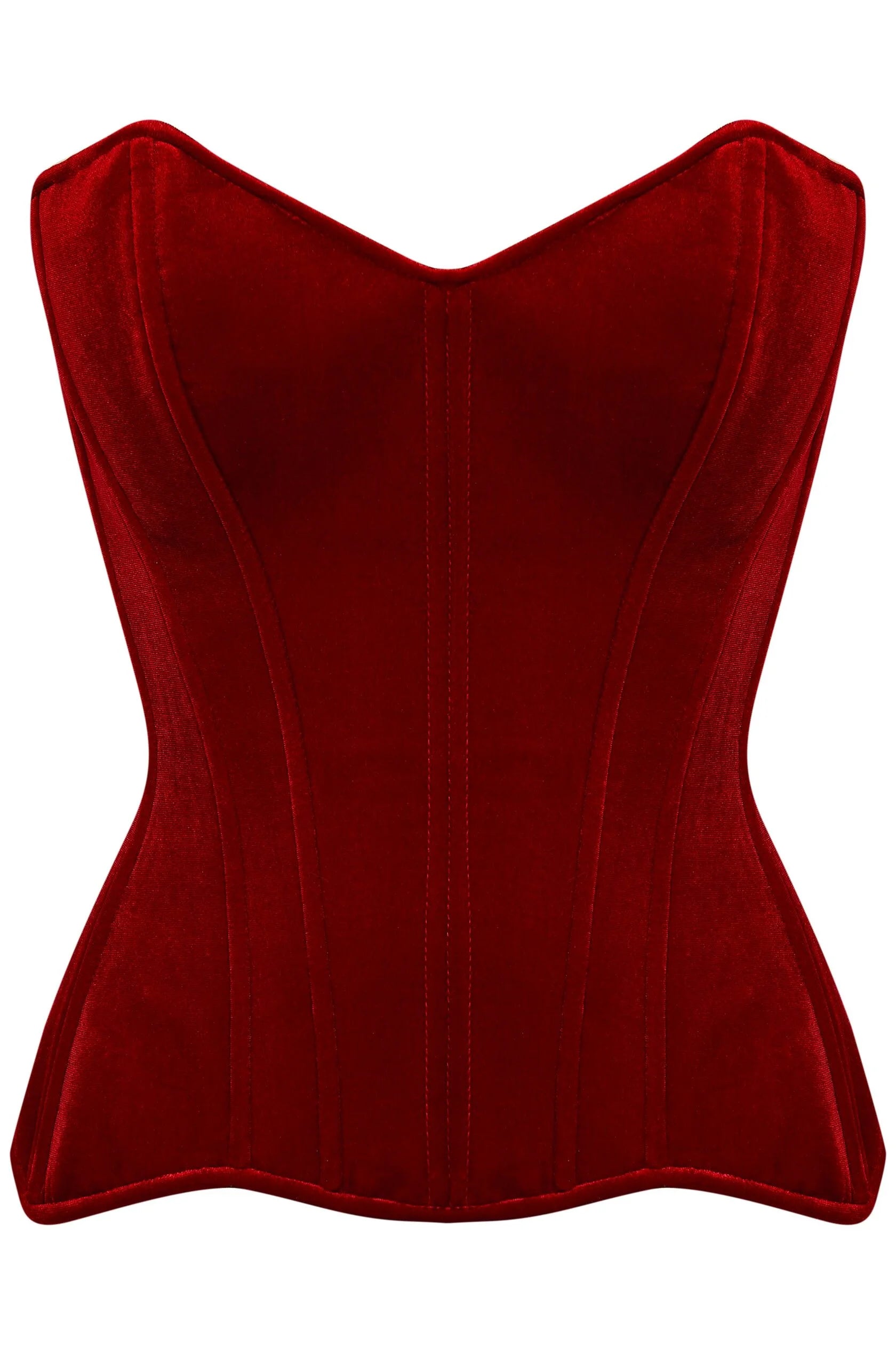 Velvet corset