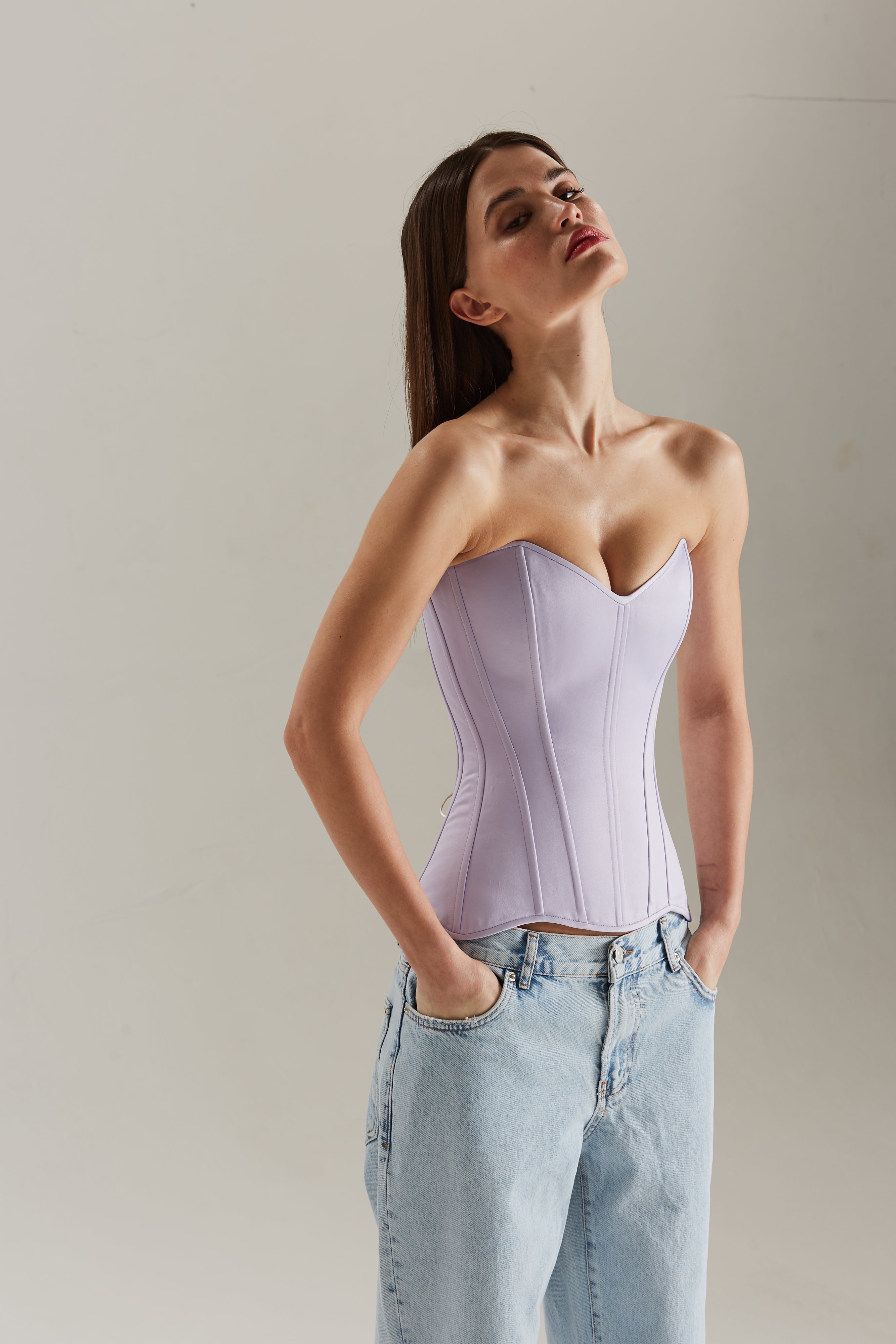 Satin Corset Top