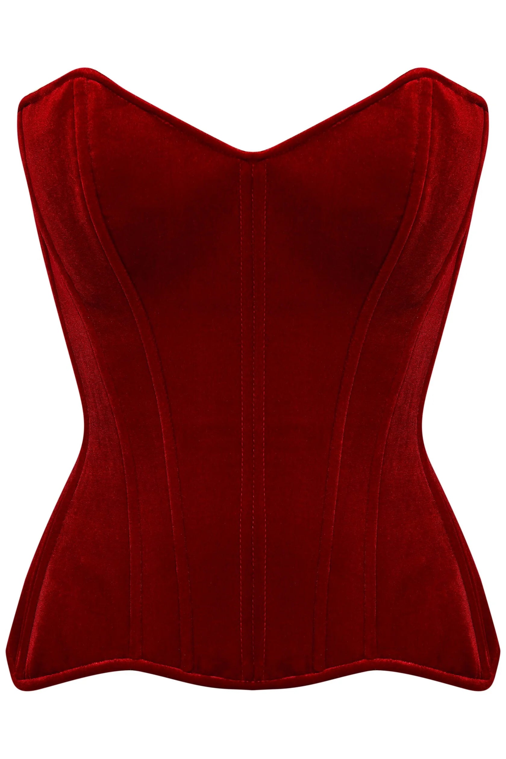 Velvet corset