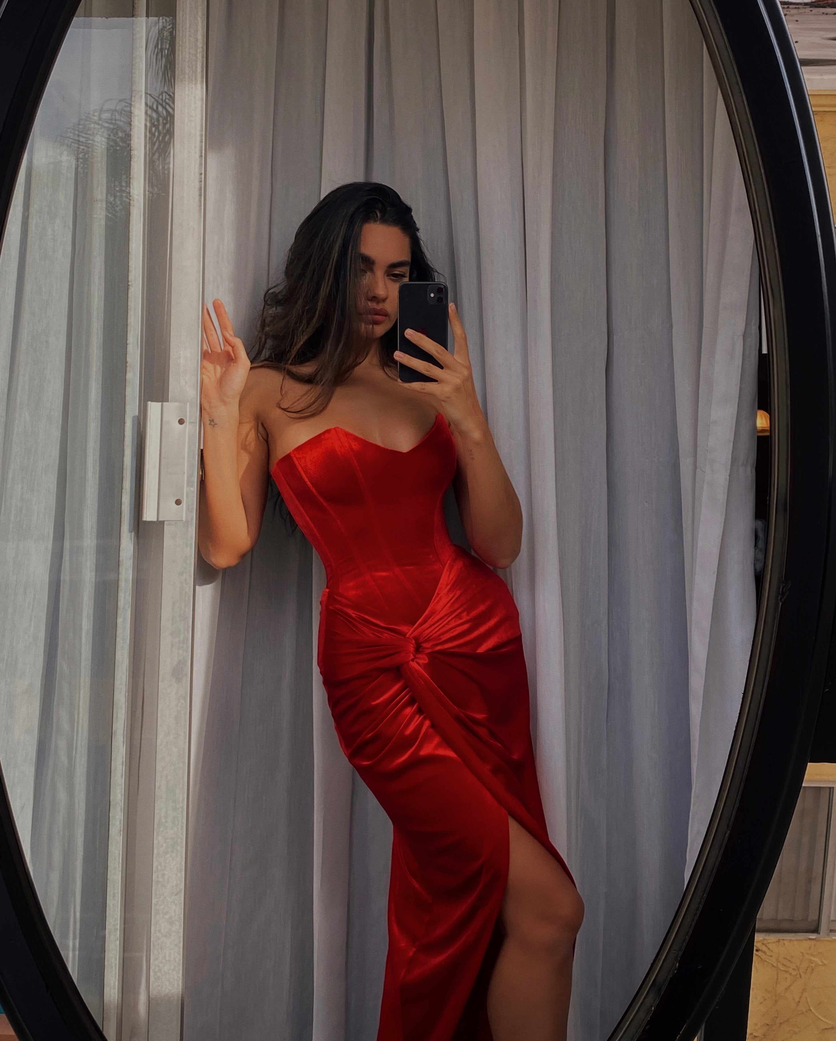 Velvet Corset Top